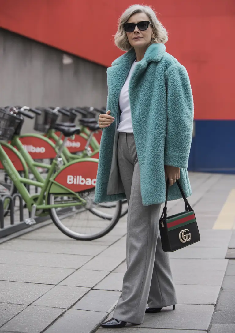 winter outfits for women over 40 ideas 2025 - 2026 Minty Fresh Outerwear With Tailored Grace