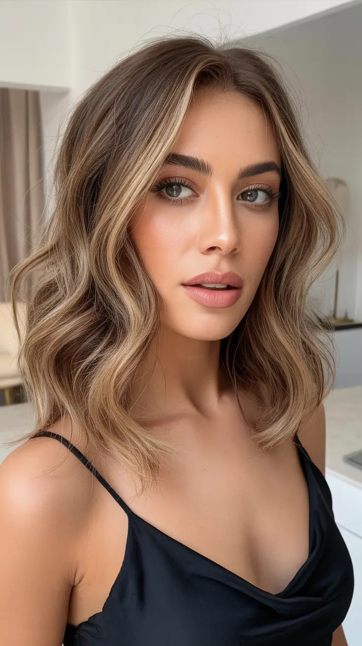 Balayage Hair Color for Winter 2025-2026 Smoky Toffee Medium