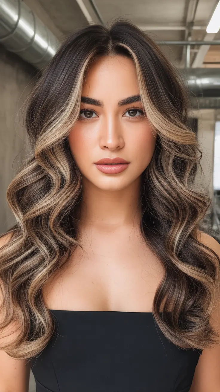 Balayage Hair Color for Winter 2025-2026 Soft Ash Bronde with Face-Framing Highlights