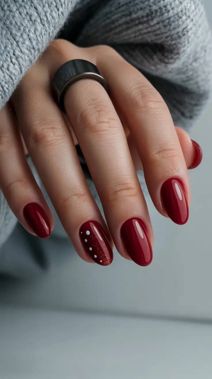 Best Winter Nail Trends 2025-2026 Berry Red Chic