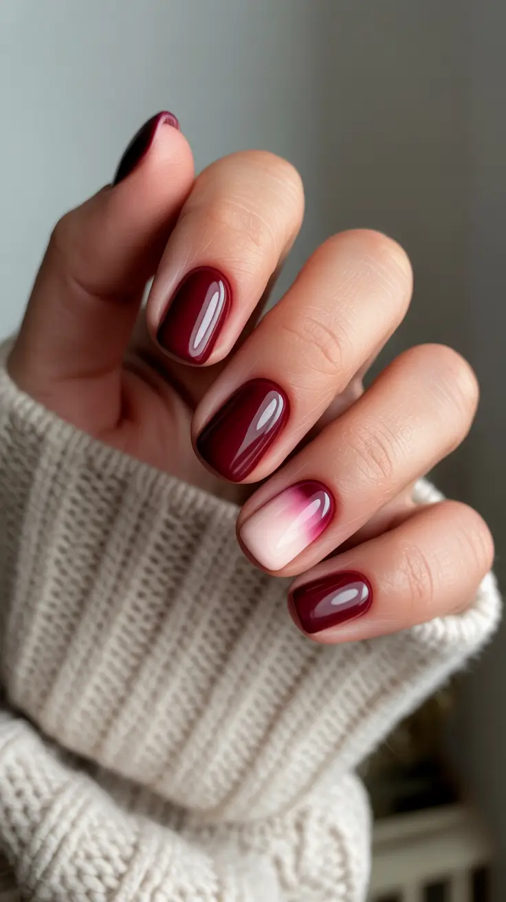 Burgundy Winter Nails Colors 2025–2026 Velvet Wine Elegance