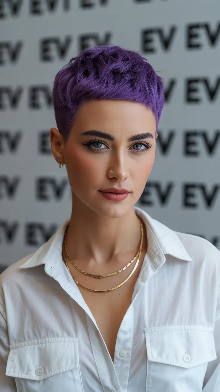 Chic Pixie Haircuts Winter 2025-2026 Inspiration Violet Vision Crop
