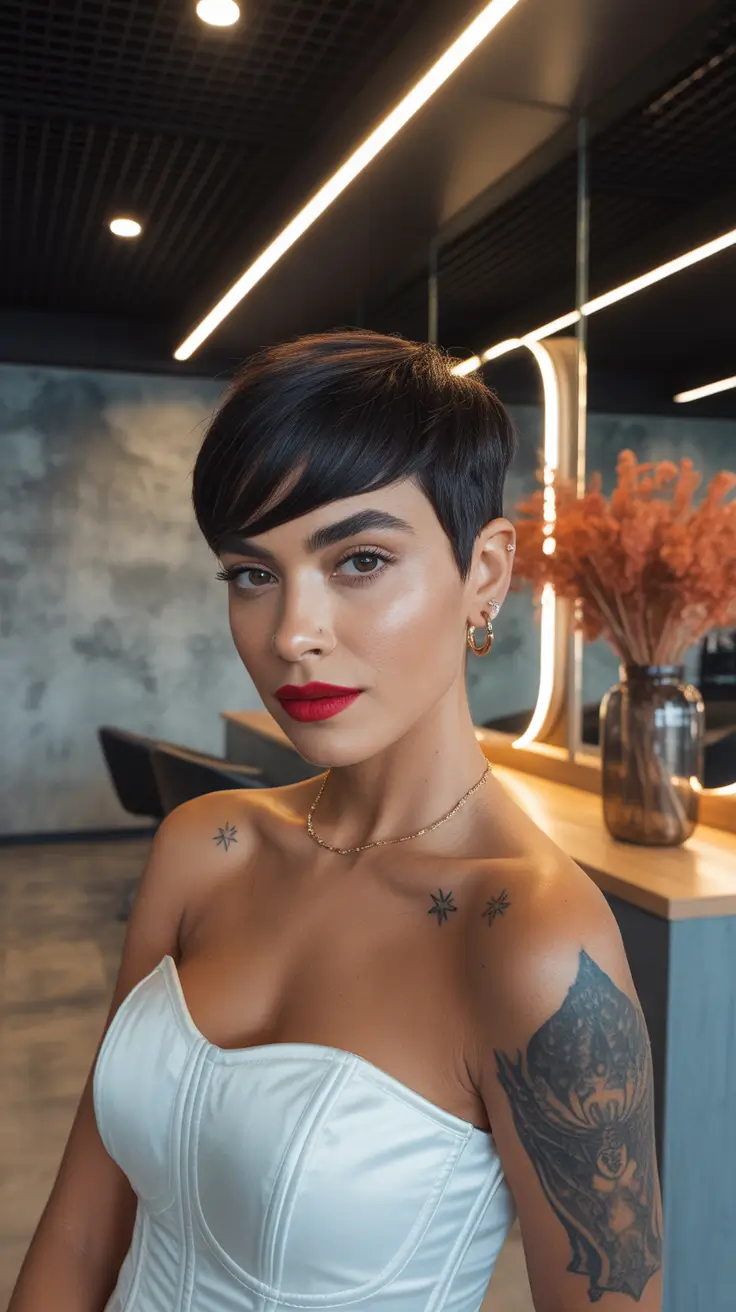 Chic Pixie Haircuts Winter 2025-2026 Inspiration Velvet Edge Crop
