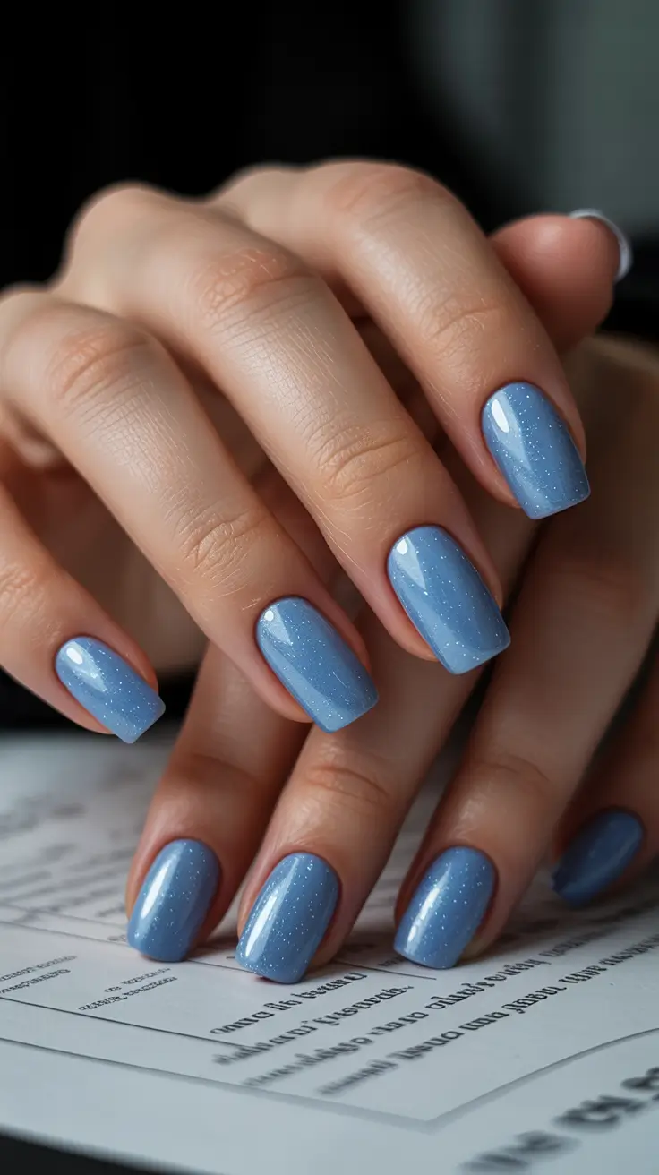 chic winter nail ideas 2025-2026 powder blue snow
