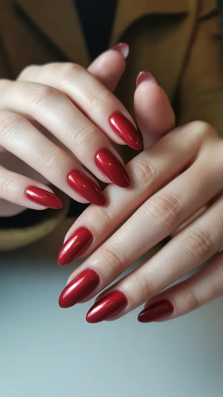 Color Trends for Winter Manicure 2025–2026 Crimson Charm