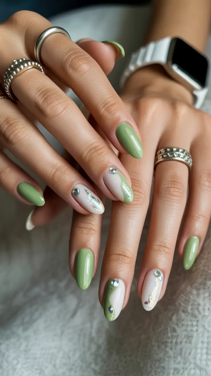 Color Trends for Winter Manicure 2025–2026 Minted Glow