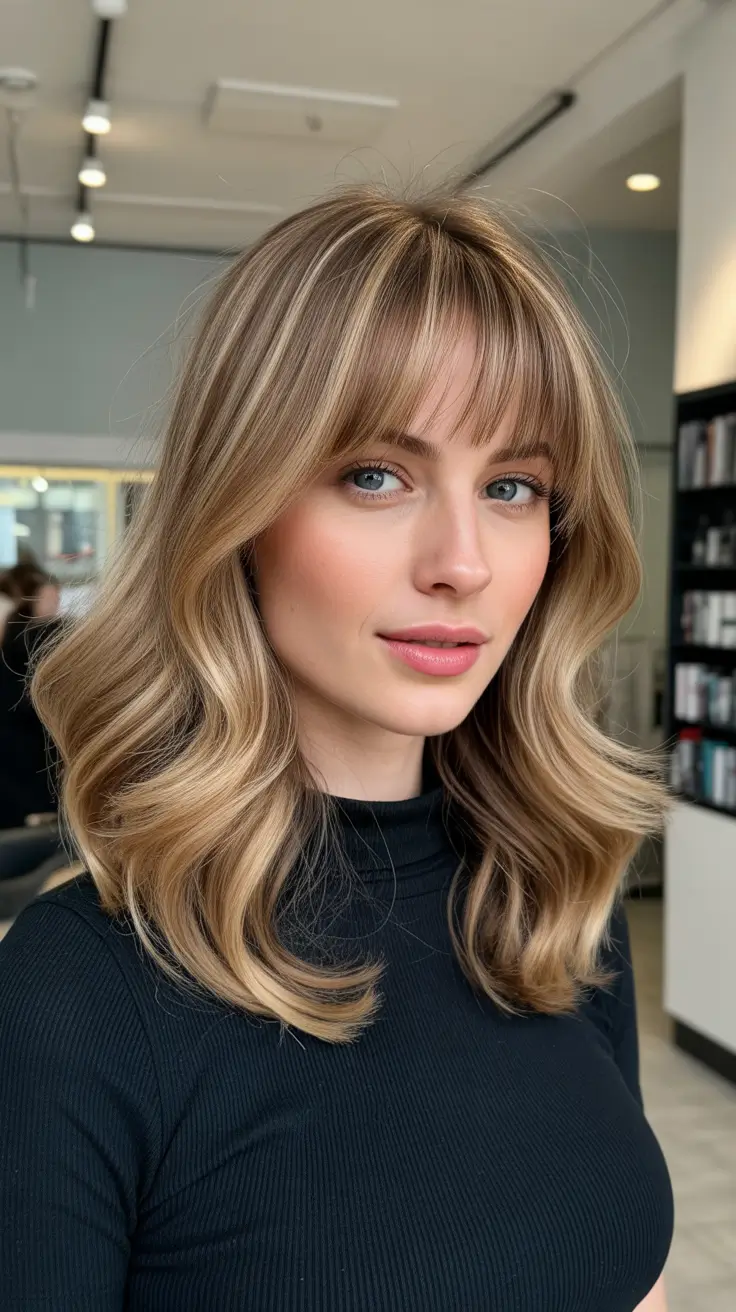 cute winter haircuts ideas 2025 2026 Butter Blonde Shag Revival