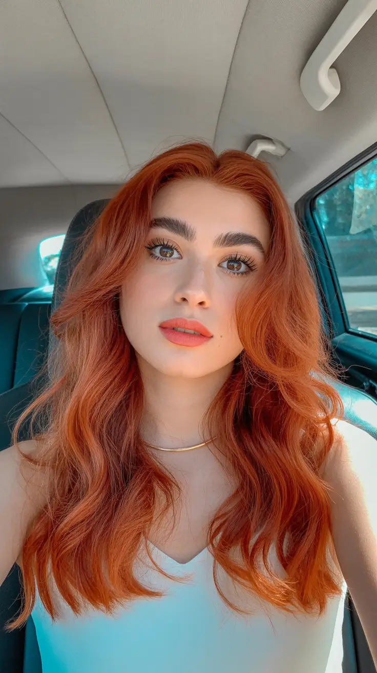 winter hair colors auburn Maple Glow Volume