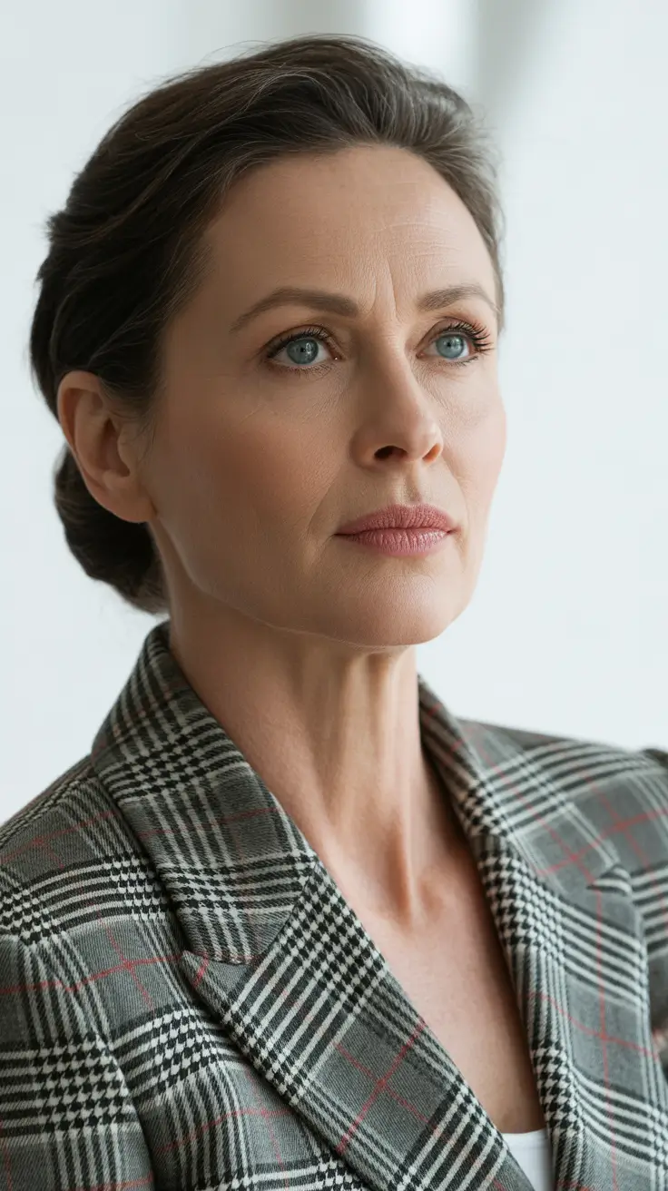 Hair Color & Winter Hairstyles for Women Over 50 2025-2026 Classic Updo