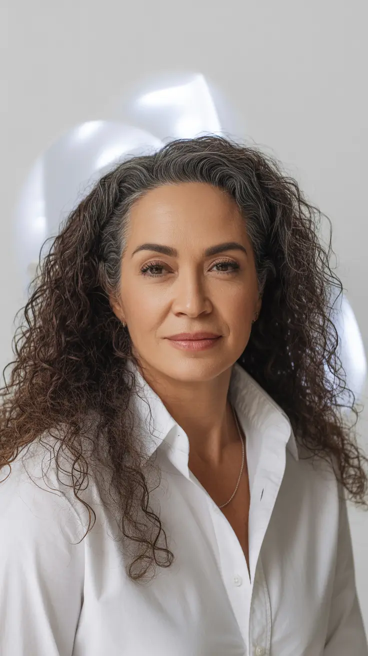 Hair Color & Winter Hairstyles for Women Over 50 2025-2026 Natural Curls