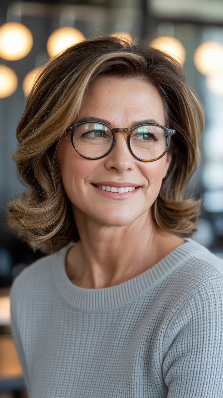 Hair Color & Winter Hairstyles for Women Over 50 2025-2026 Relaxed Bob