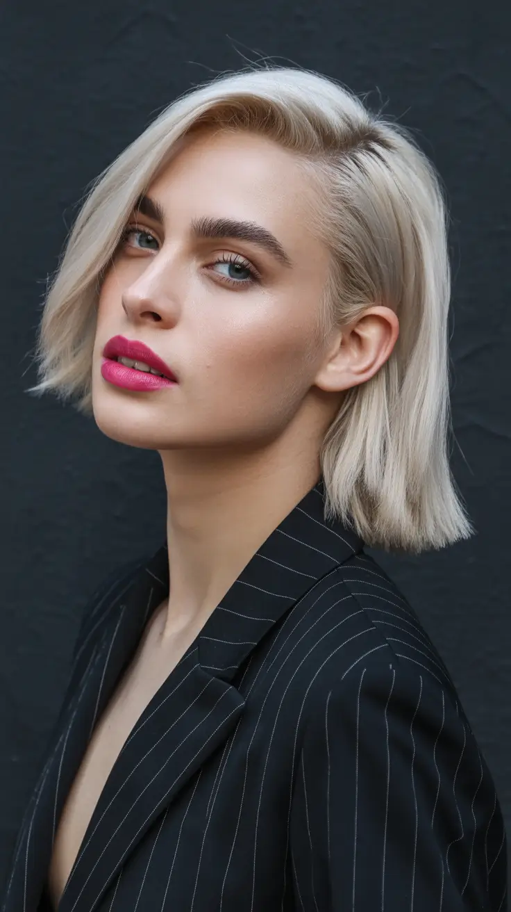 winter-haircuts-medium-Platinum-Lob