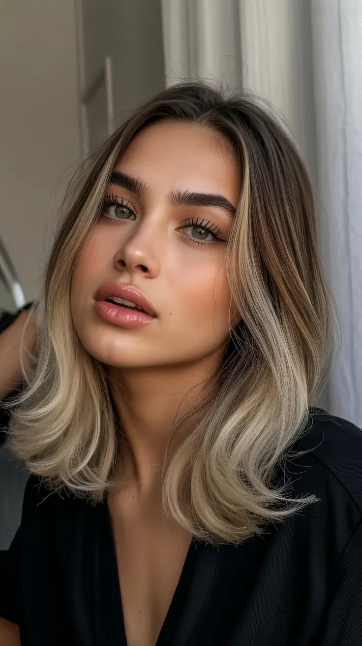 winter-haircuts-medium-Polished-Blonde-Bob