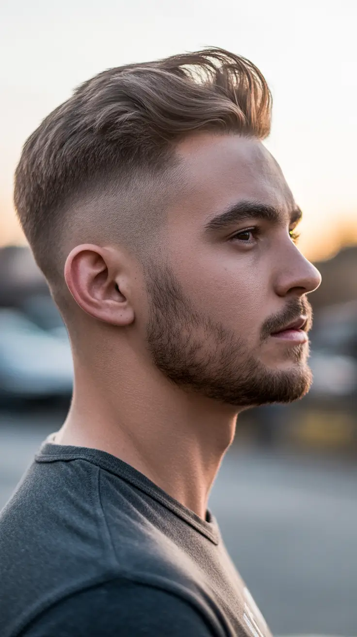 winter-men's-haircuts-Sharp-Fade-with-Flow