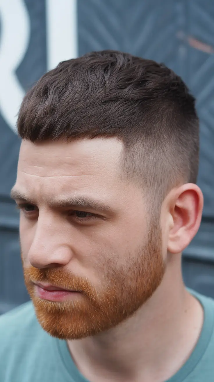 winter-men's-haircuts-Clean-Crop-with-Beard