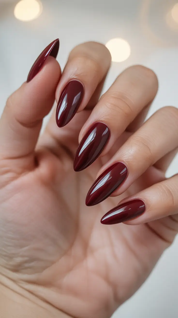 Modern Dark Nail Inspo Winter 2025–2026 Cabernet Mood