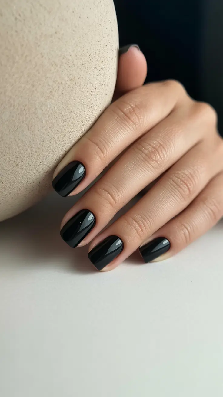 Modern Dark Nail Inspo Winter 2025–2026 Midnight Minimalism