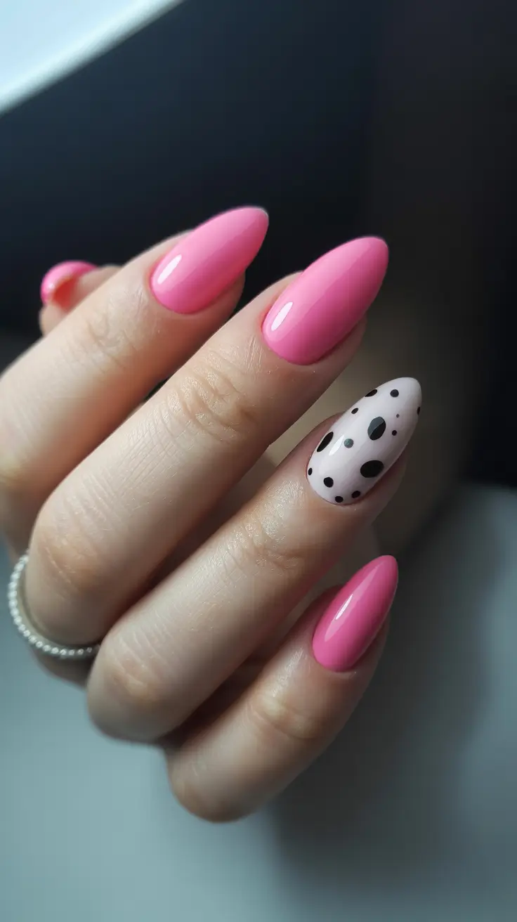 neutral winter nails gel Pink Confetti Play