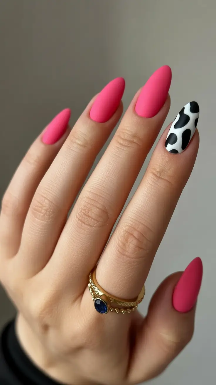 neutral winter nails dip short Pink Frost Pop