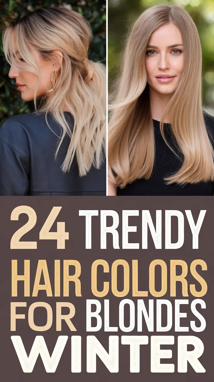 Trendy Hair Colors for Blondes Winter 2025–2026: Balayage Ideas, Fun Shades & Modern Blonde Inspiration