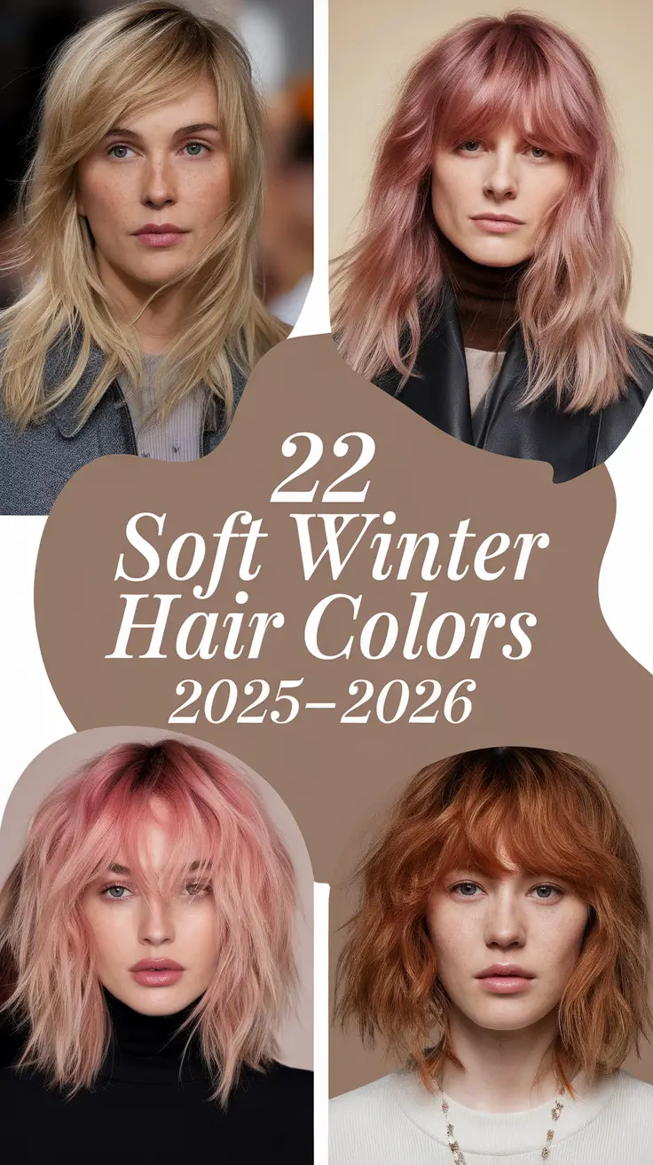 Soft Winter Hair Colors 2025–2026: The Best Ideas for Every Skin Tone and Palette