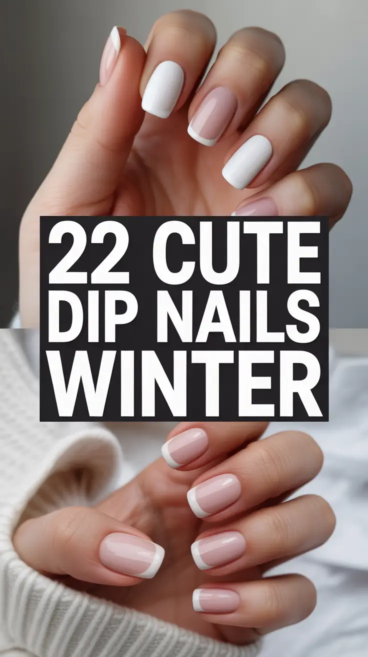 Cute Dip Nails Winter 2025–2026: Cozy, Chic & Trendy Nail Ideas for the Cold Season