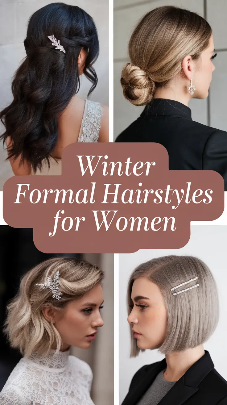 Winter 2025–2026 Formal Hairstyles for Women: Long, Medium & Short Hair Ideas