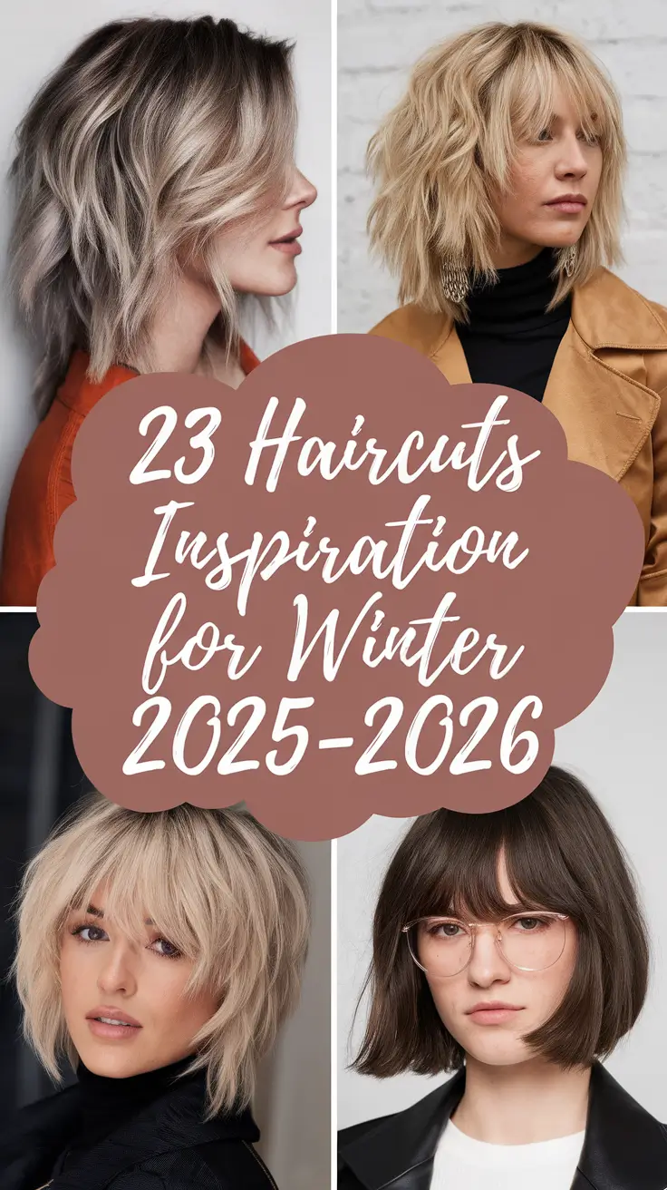 Haircuts Inspiration for Winter 2025–2026: Cute Ideas for Short, Medium & Long Styles