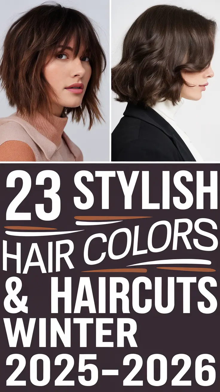 Stylish Hair Colors & Haircuts Winter 2025–2026: Trendy Short, Medium & Long Ideas for Women