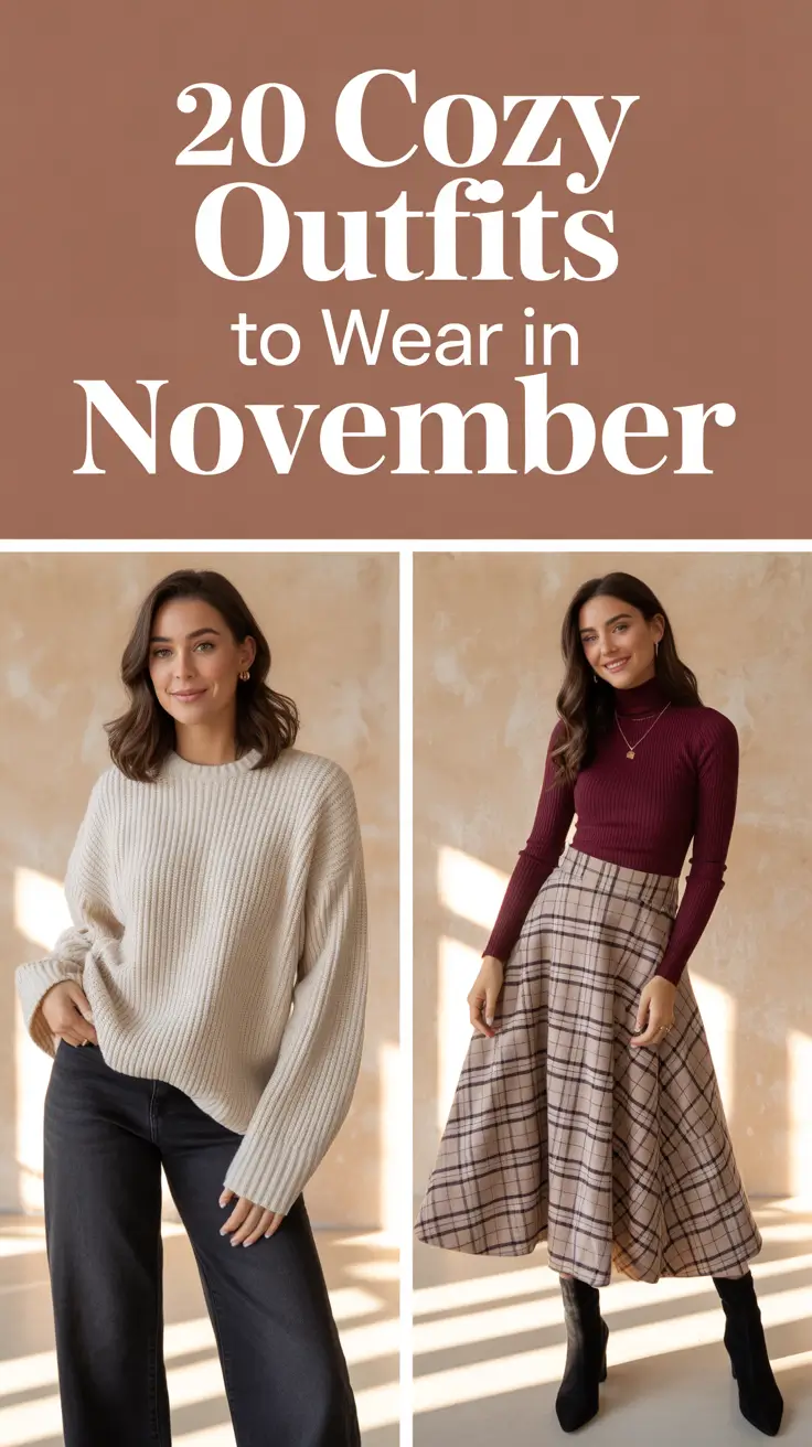 Cozy Outfits to Wear in November 2025: Chic Ideas for Everyday Style