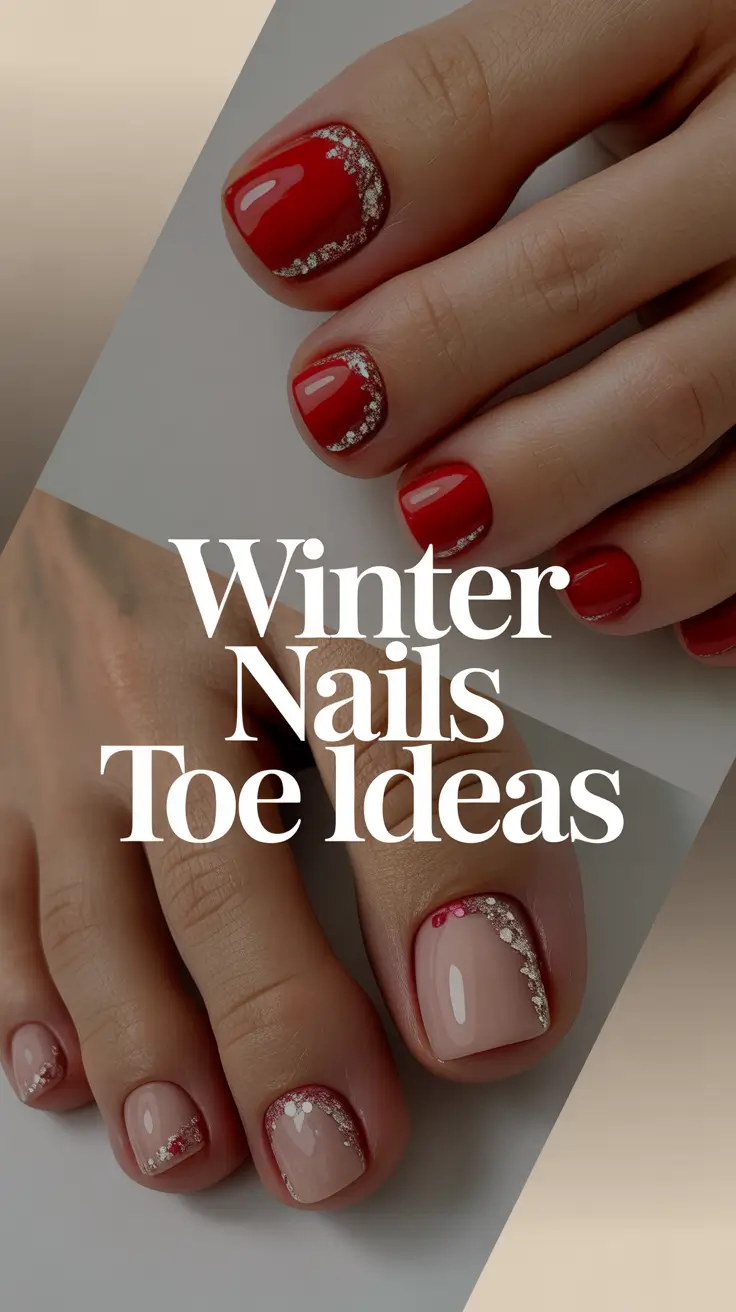 Winter Nails Toe Ideas 2025 – 2026: Trendy Shades, Simple Designs & Cute Color Ideas for Winter Pedicures