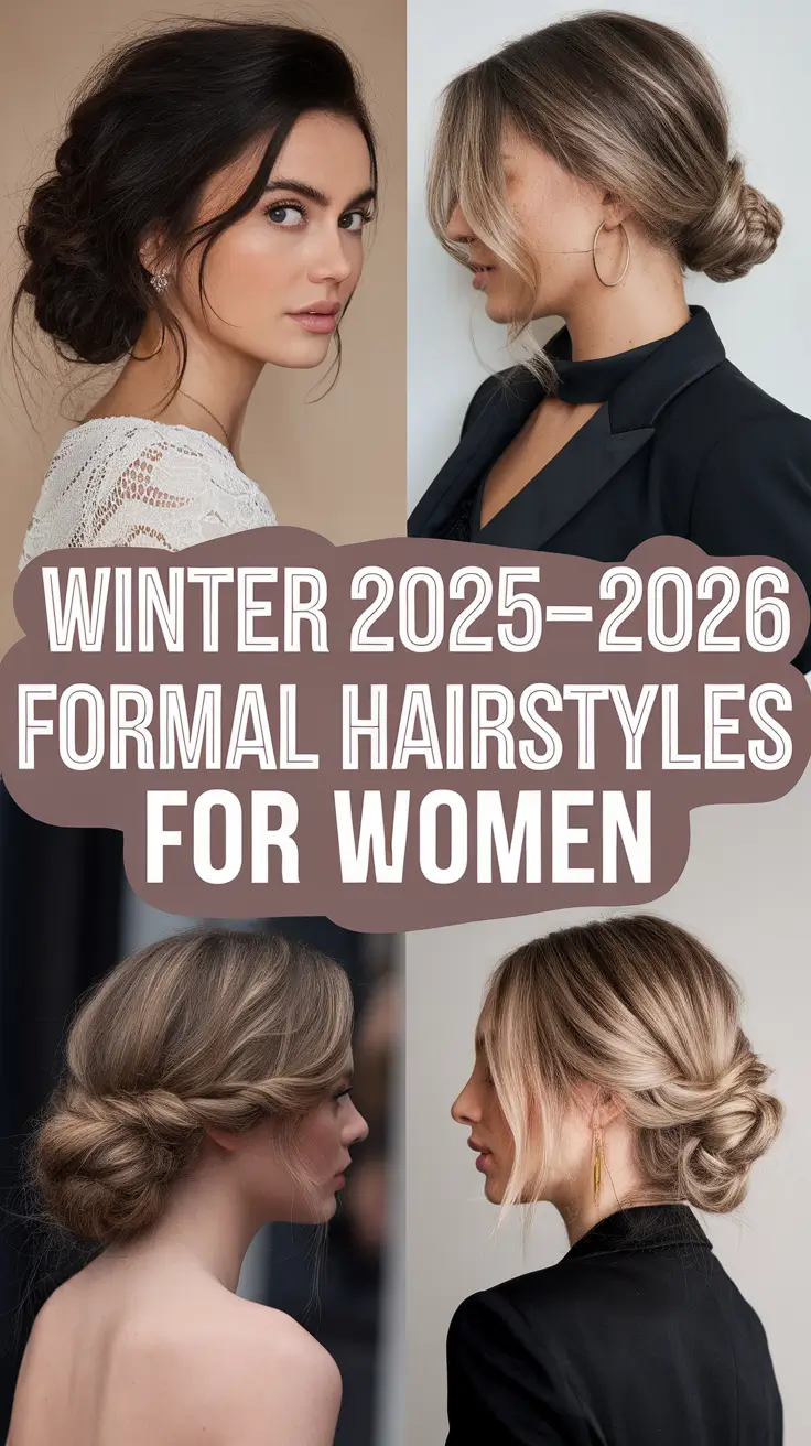 Winter 2025–2026 Formal Hairstyles for Women: Long, Medium & Short Hair Ideas