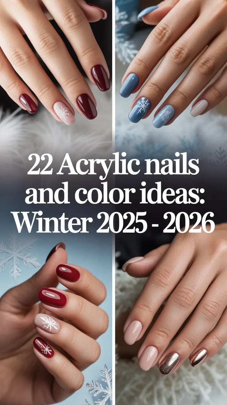 Acrylic Nails and Color Ideas: Winter 2025–2026 — The Most Beautiful Almond, French, and Bright Designs to Try This Season