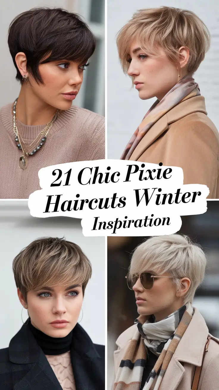 Chic Pixie Haircuts Winter 2025–2026 Inspiration: 21 Stunning Short Styles to Try Now