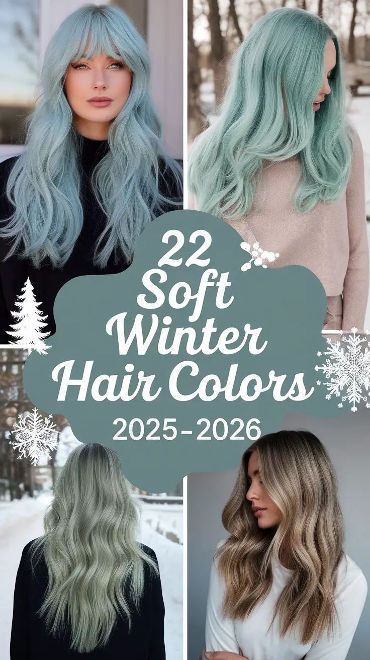 Soft Winter Hair Colors 2025–2026: The Best Ideas for Every Skin Tone and Palette