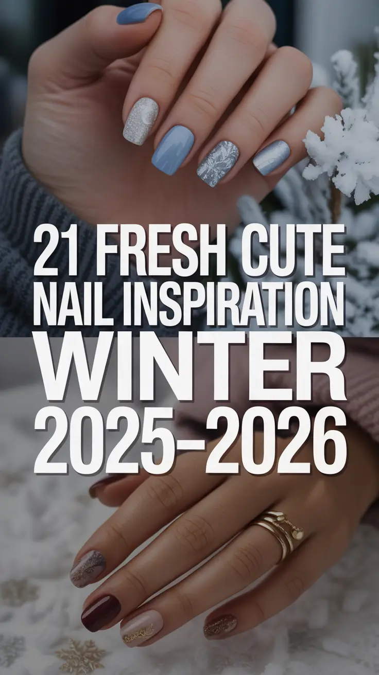 Fresh Cute Nail Inspiration Winter 2025–2026: Simple & Trendy Designs You’ll Love