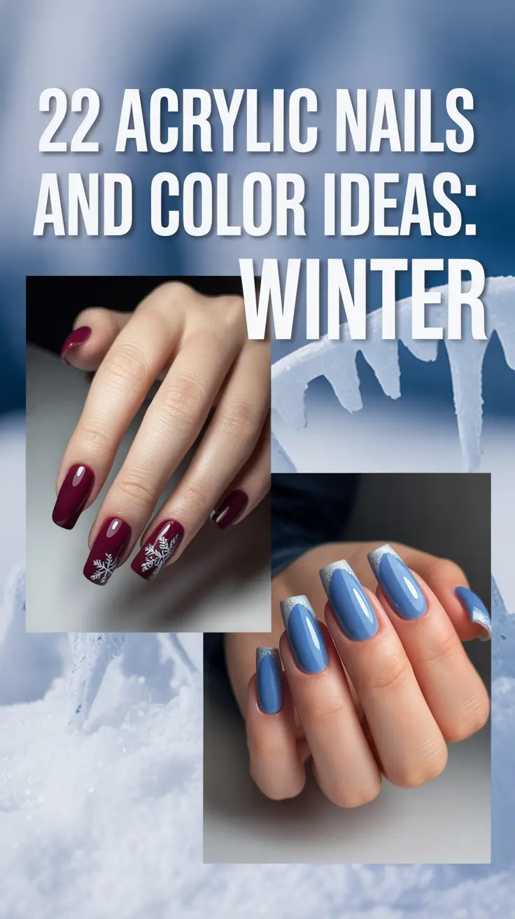 Acrylic Nails and Color Ideas: Winter 2025–2026 — The Most Beautiful Almond, French, and Bright Designs to Try This Season