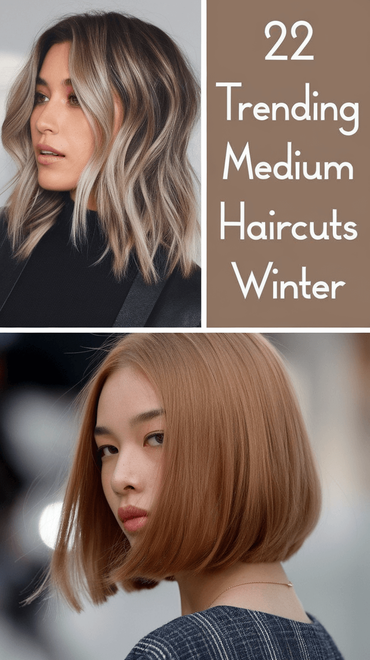 Trending Medium Haircuts Winter 2025–2026: Chic Shoulder-Length Cuts for Every Face Shape