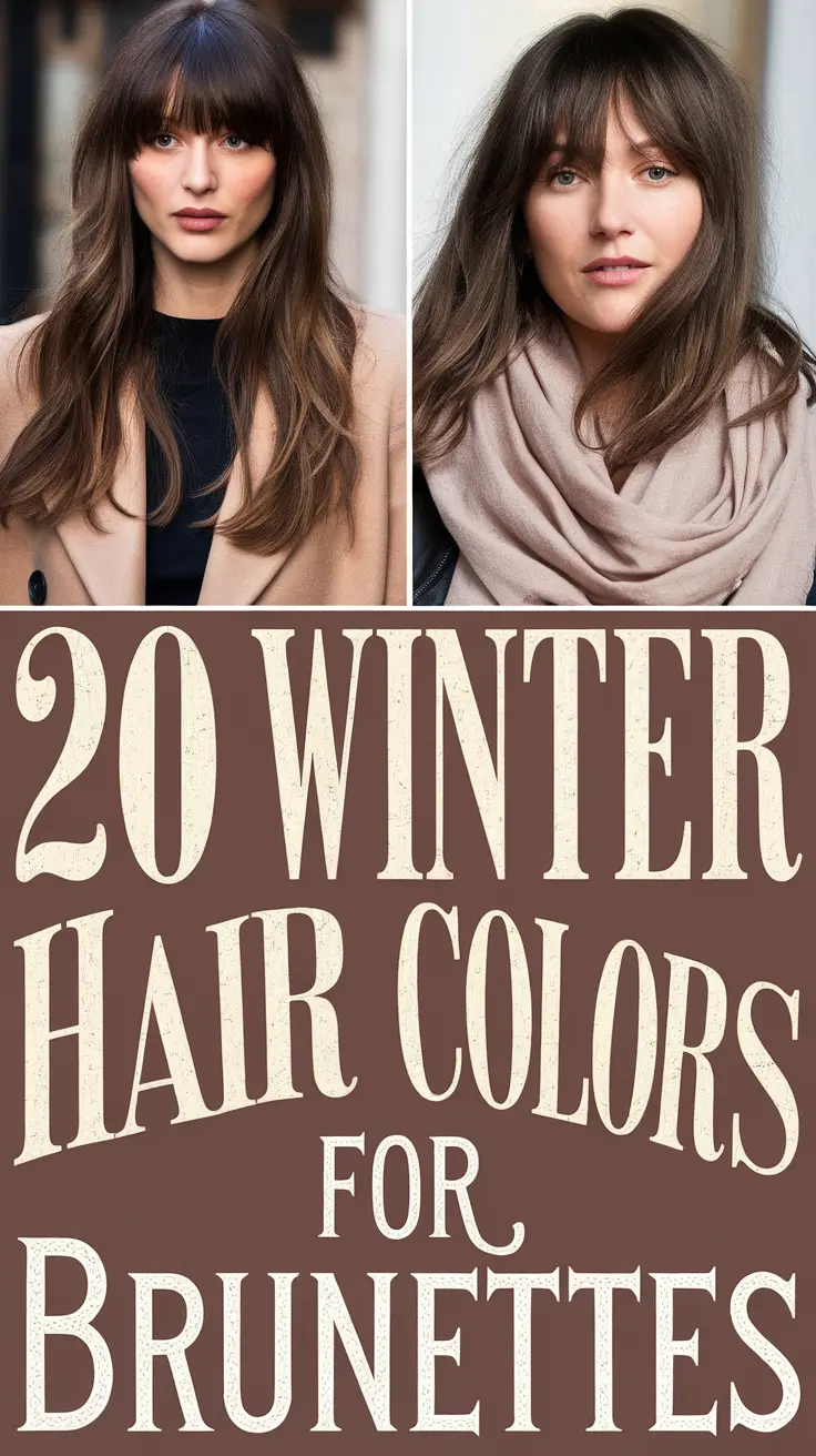 Winter Hair Colors 2025–2026 for Brunettes: Trendy Balayage, Warm Browns & Dark Chocolate Shades