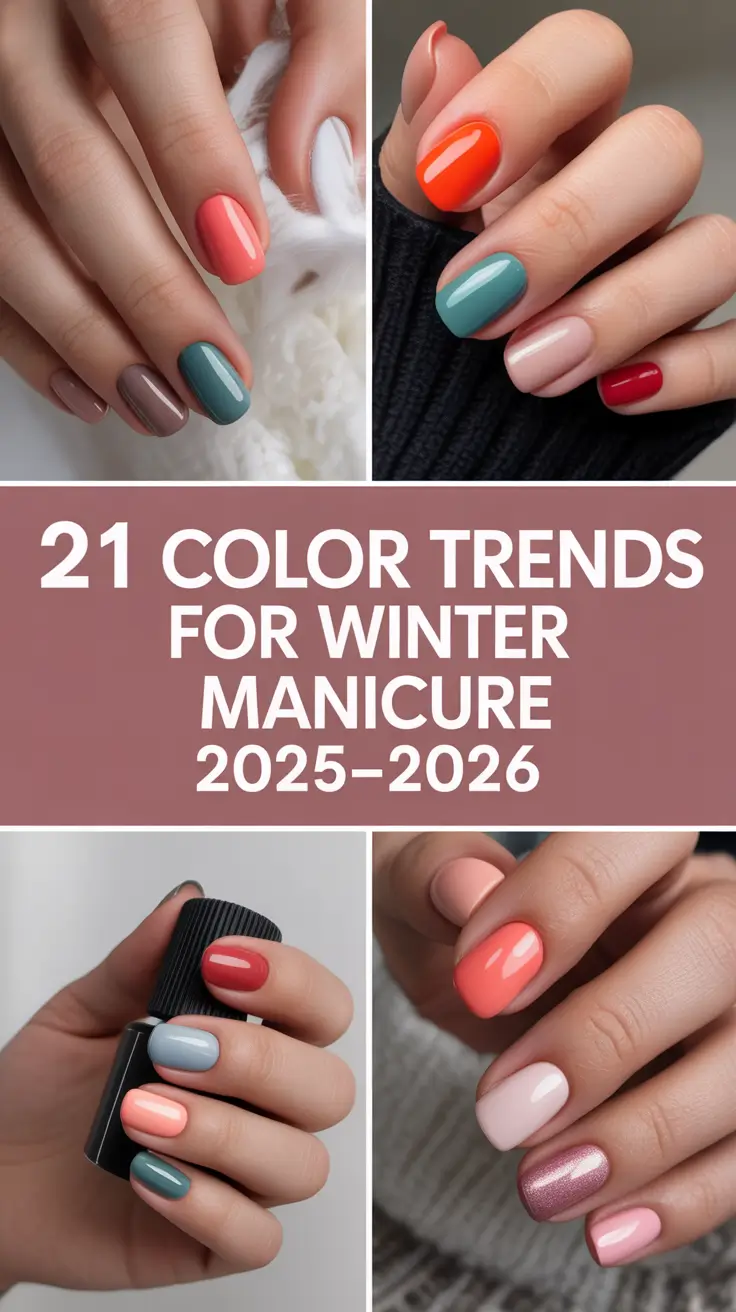 Color Trends for Winter Manicure 2025–2026: Best Gel and Solid Nail Ideas for a Chic Cold Season