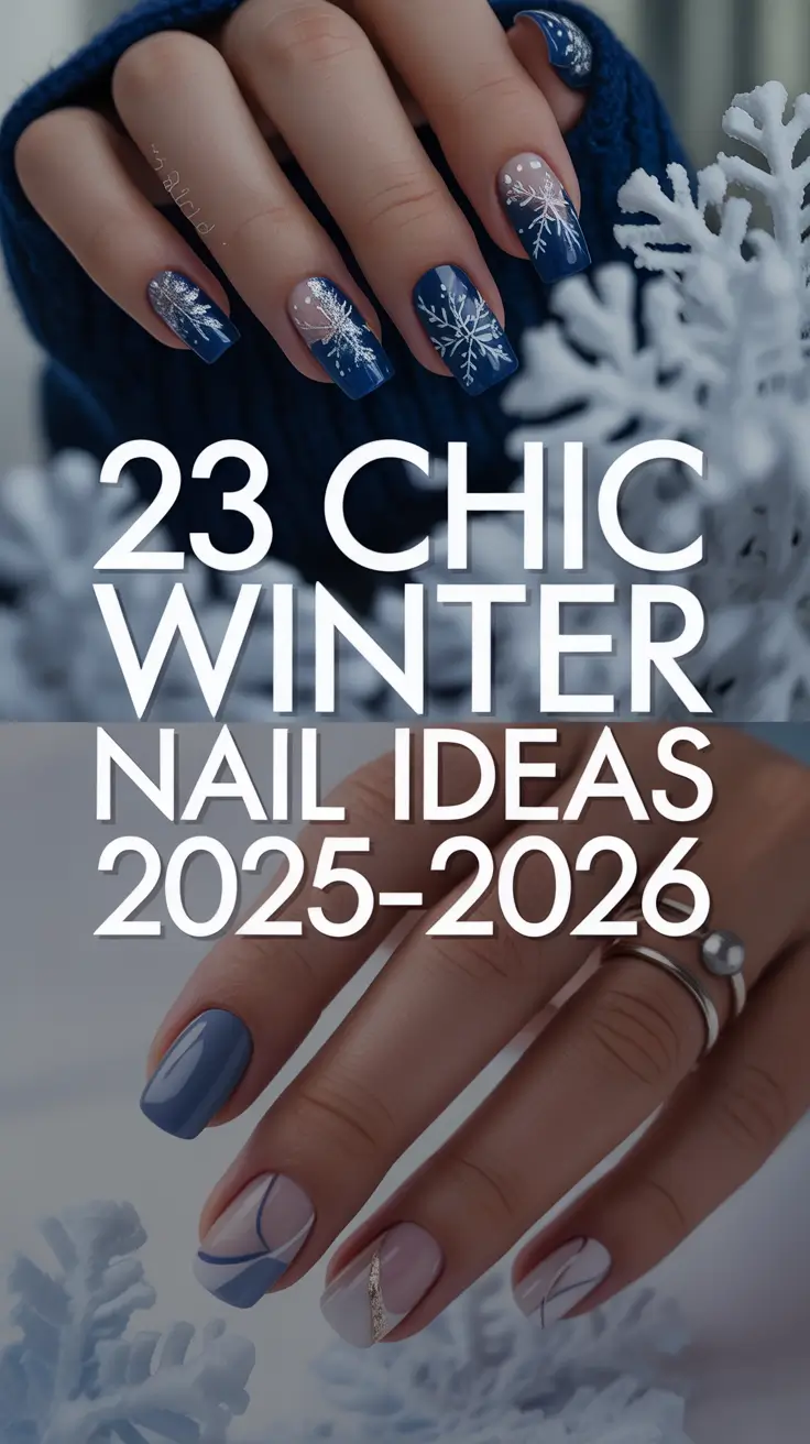 Chic Winter Nail Ideas 2025–2026: Cute, Simple & Aesthetic Looks to Try This Season