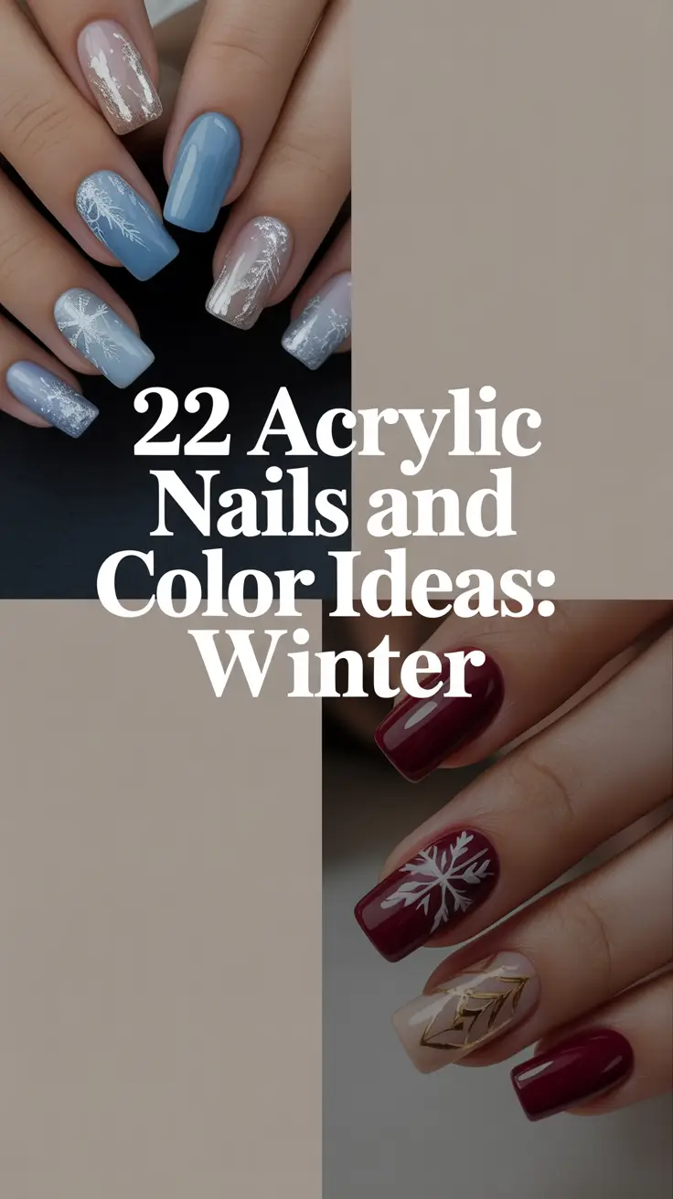 Acrylic Nails and Color Ideas: Winter 2025–2026 — The Most Beautiful Almond, French, and Bright Designs to Try This Season