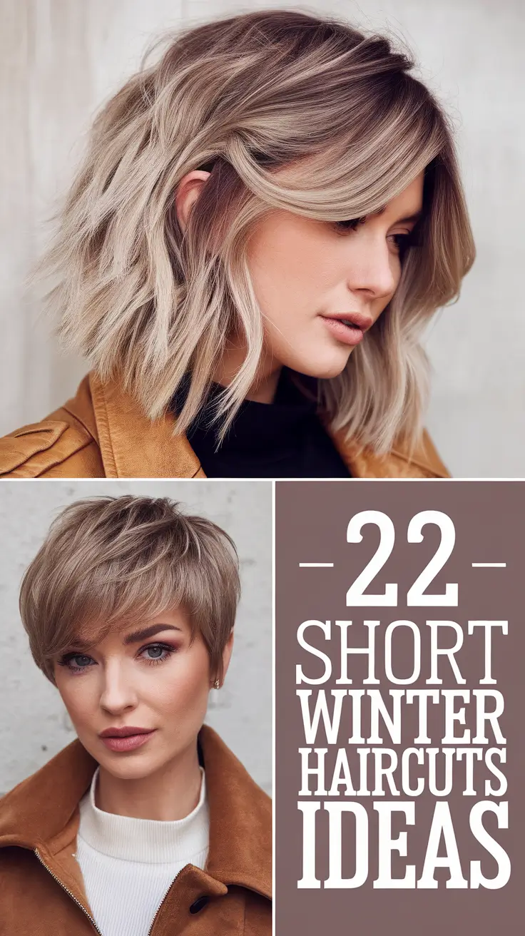 Short Winter Haircuts Ideas 2025–2026: Cute, Chic & Effortless Looks for Women