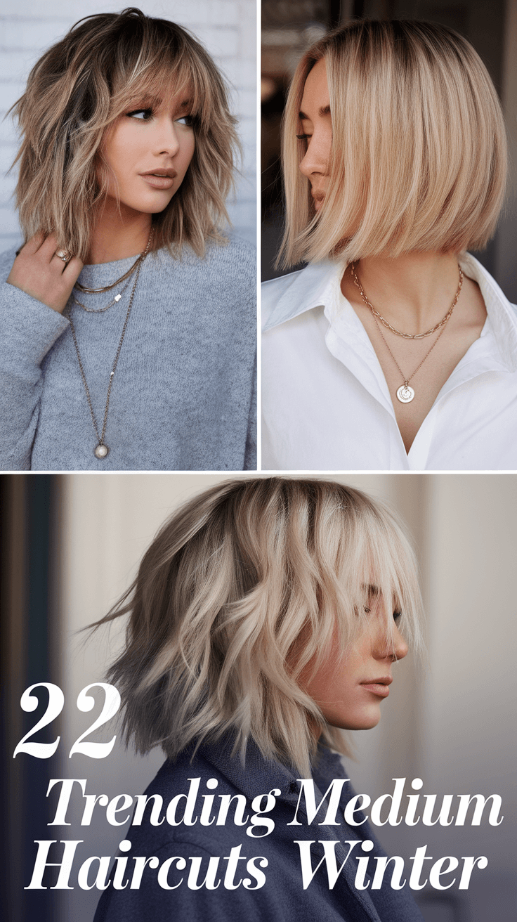 Trending Medium Haircuts Winter 2025–2026: Chic Shoulder-Length Cuts for Every Face Shape