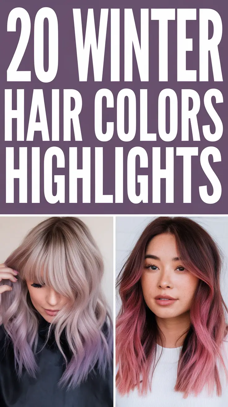 Winter 2025–2026 Hair Colors Highlights: Cool Brunette and Bright Blonde Ideas to Refresh Your Look