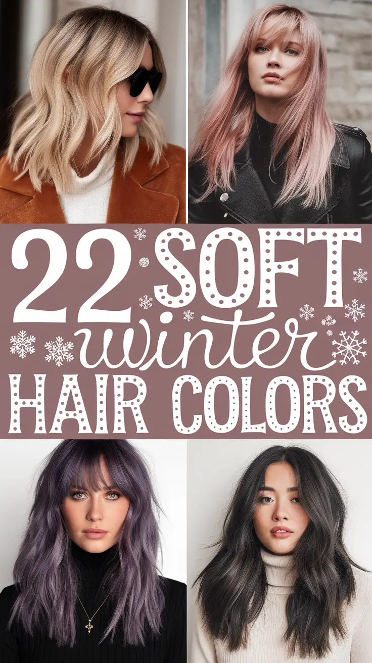 Soft Winter Hair Colors 2025–2026: The Best Ideas for Every Skin Tone and Palette