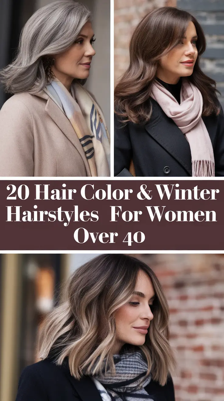 Hair Color & Winter Hairstyles for Women Over 40: 2025–2026 Guide to Modern & Elegant Looks