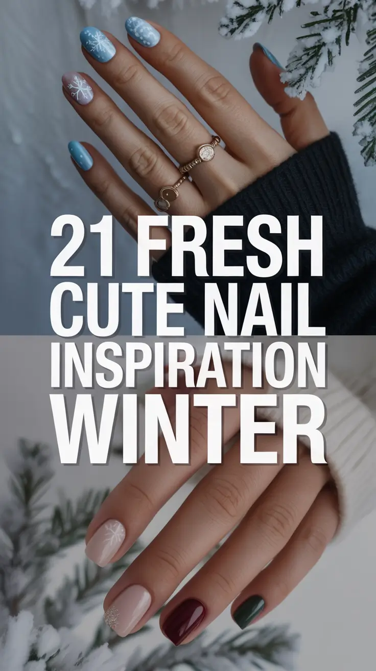 Fresh Cute Nail Inspiration Winter 2025–2026: Simple & Trendy Designs You’ll Love