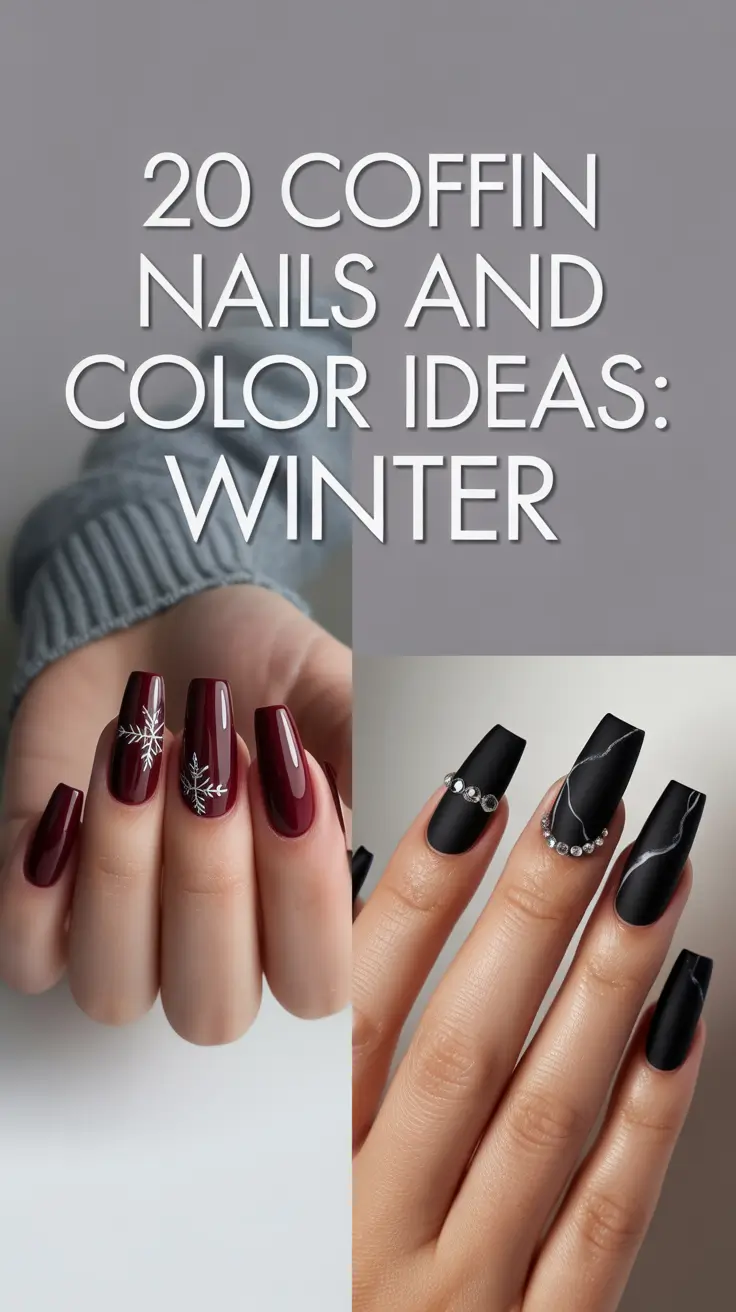 Coffin Nails and Color Ideas: Winter 2025–2026 Trends for Every Style and Shape