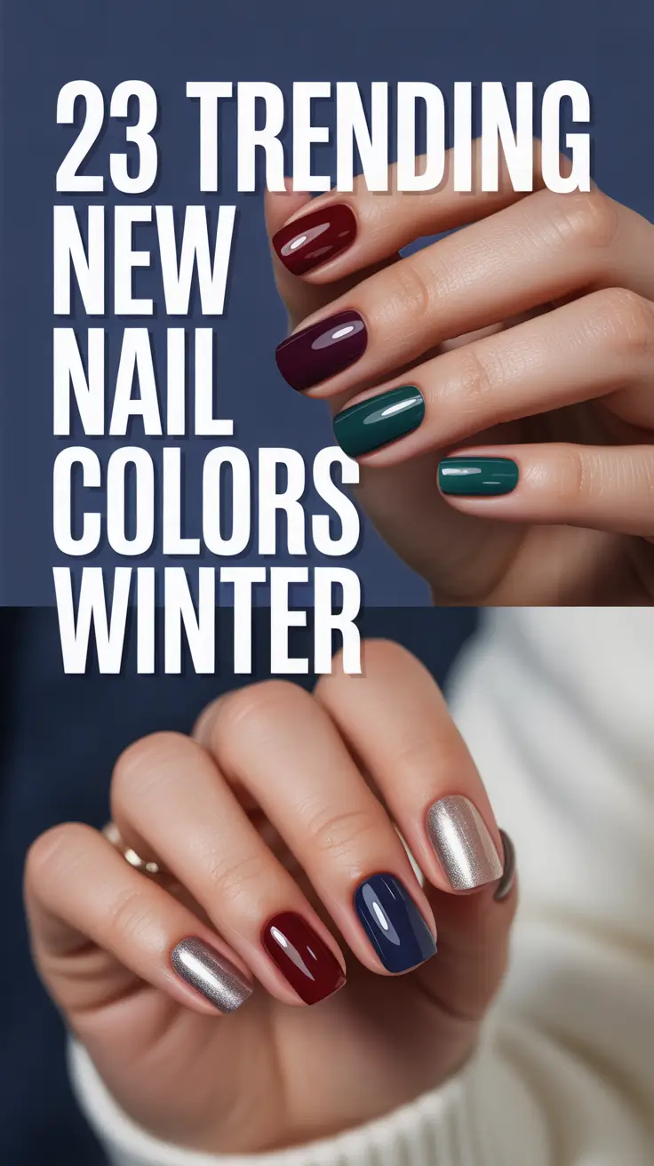 Trending New Nail Colors Winter 2025–2026: The Chicest Ombre and Color Trends to Try This Season